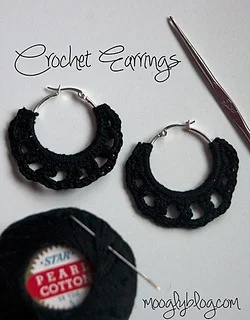 free crochet earring patterns