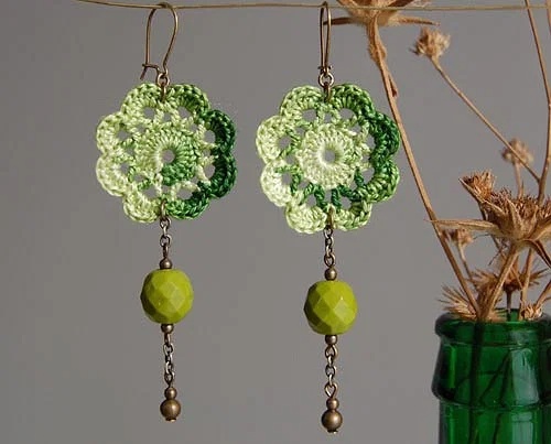 free crochet earring patterns
