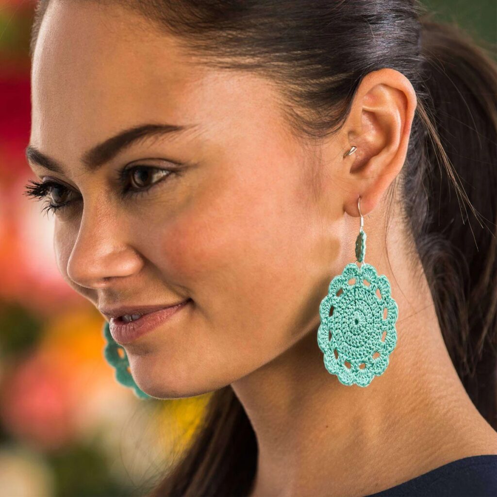 free crochet earring patterns