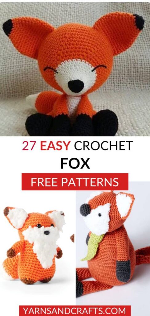Free Crochet Fox Patterns Pinterest