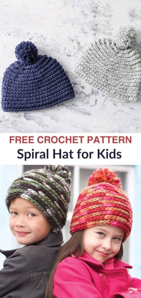 free crochet kids hat patterns Pinterest