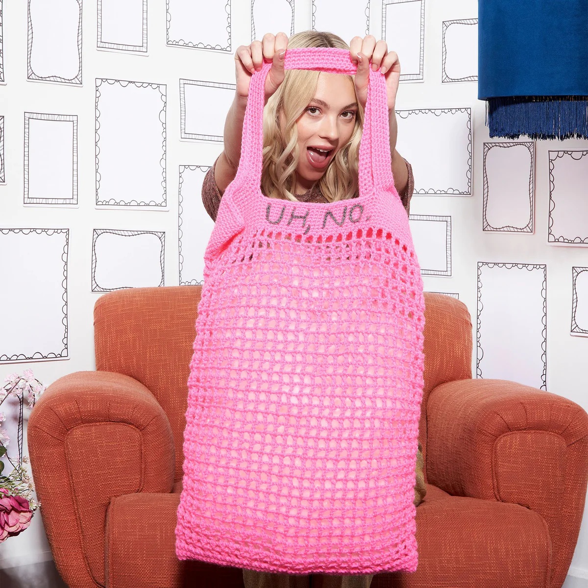free crochet mesh bag patterns