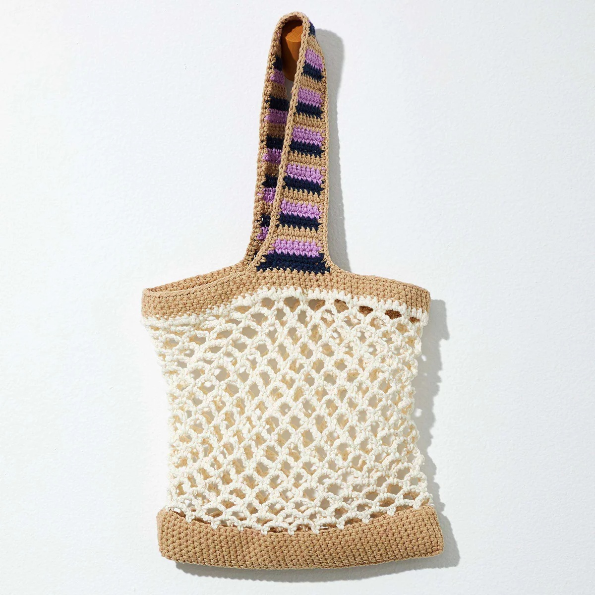 free crochet mesh bag patterns