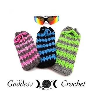 free crochet sunglasses case patterns