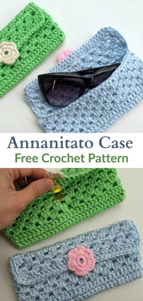 free crochet sunglasses case patterns