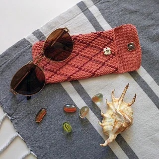 free crochet sunglasses case patterns