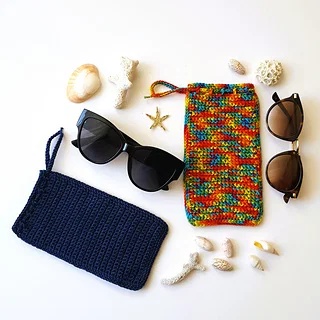 free crochet sunglasses case patterns