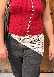 free crochet waist bandana patterns