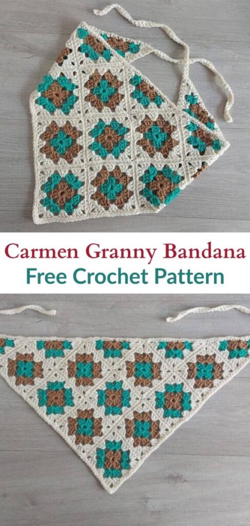 free crochet waist bandana patterns Pinterest