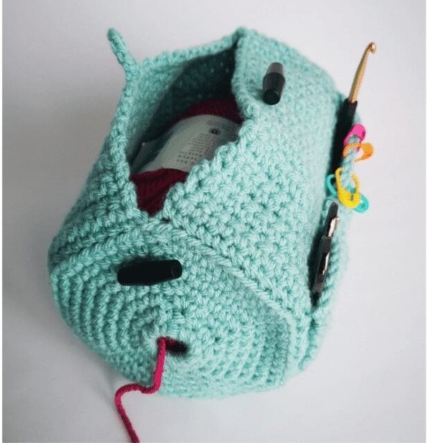 Free crochet yarn holder patterns
