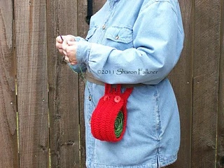 Free crochet yarn holder patterns