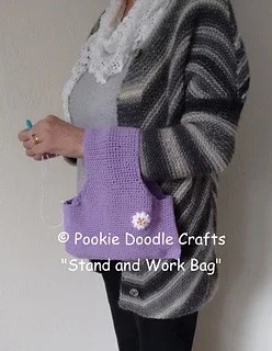 Free crochet yarn holder patterns