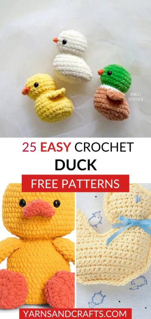 Free Crochet Duck Patterns Pinterest