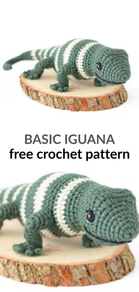 Free Crochet Iguana Patterns Pinterest
