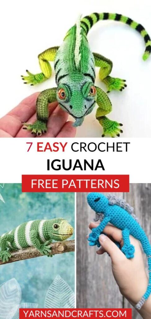 Free Crochet Iguana Patterns Pinterest