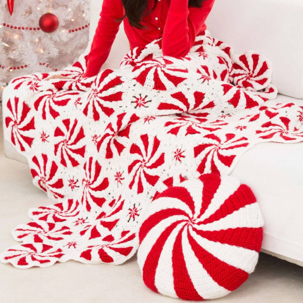 Free Crochet Retro Throw & Pillow Patterns Pinterest
