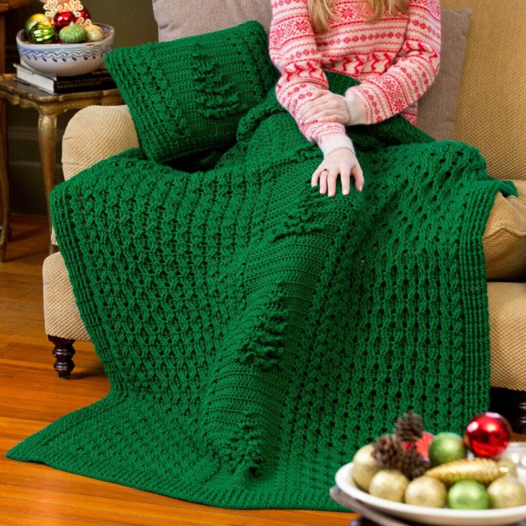 Free Crochet Retro Throw & Pillow Patterns Pinterest