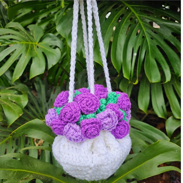 Free crochet flower bouquet patterns