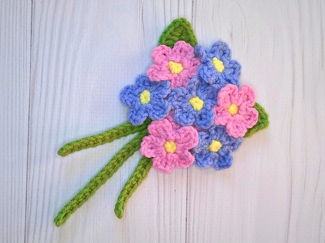 Free crochet flower bouquet patterns