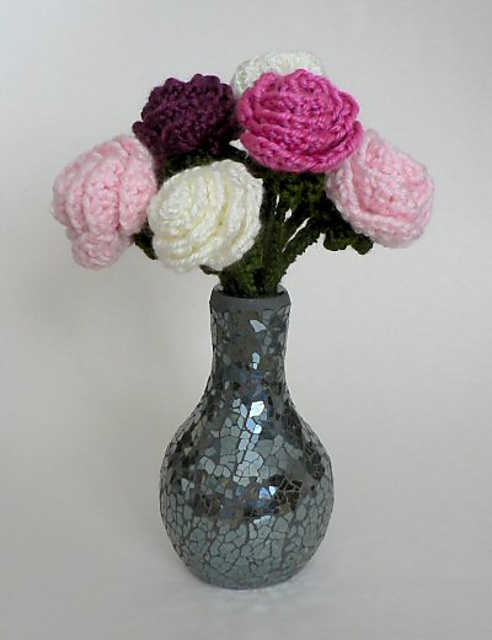 Free crochet flower bouquet patterns