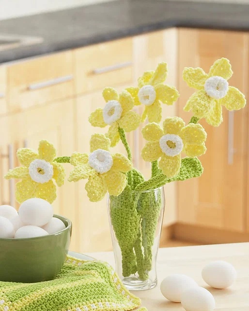 Free crochet flower bouquet patterns