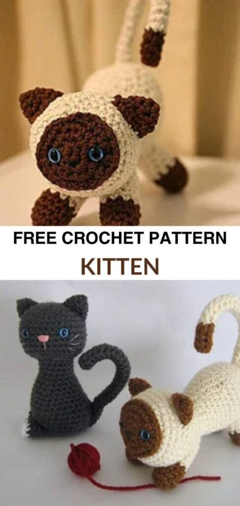 Free Crochet Kitten Patterns Pinterest