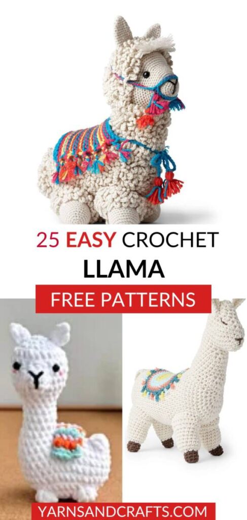 Free Crochet Llama Patterns Pinterest