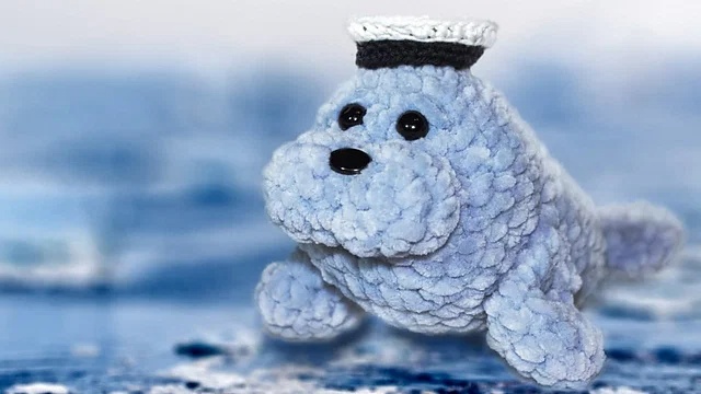 Free crochet amigurumi baby seal patterns