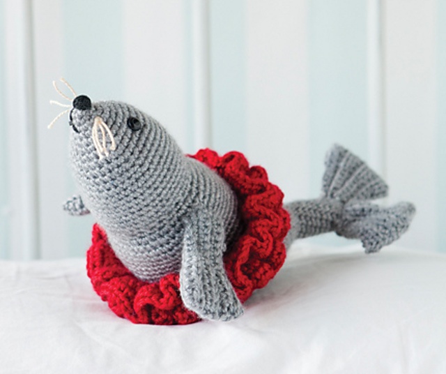 Free crochet amigurumi baby seal patterns