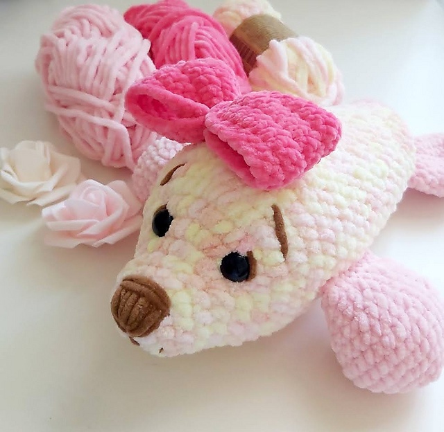 Free crochet amigurumi baby seal patterns