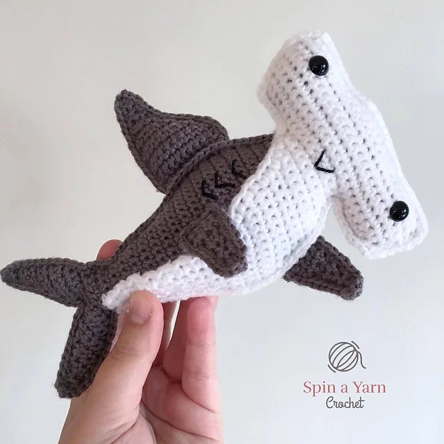 Free crochet amigurumi shark patterns