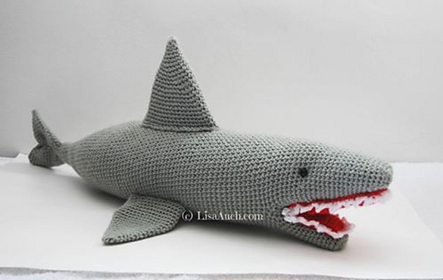 Free crochet amigurumi shark patterns