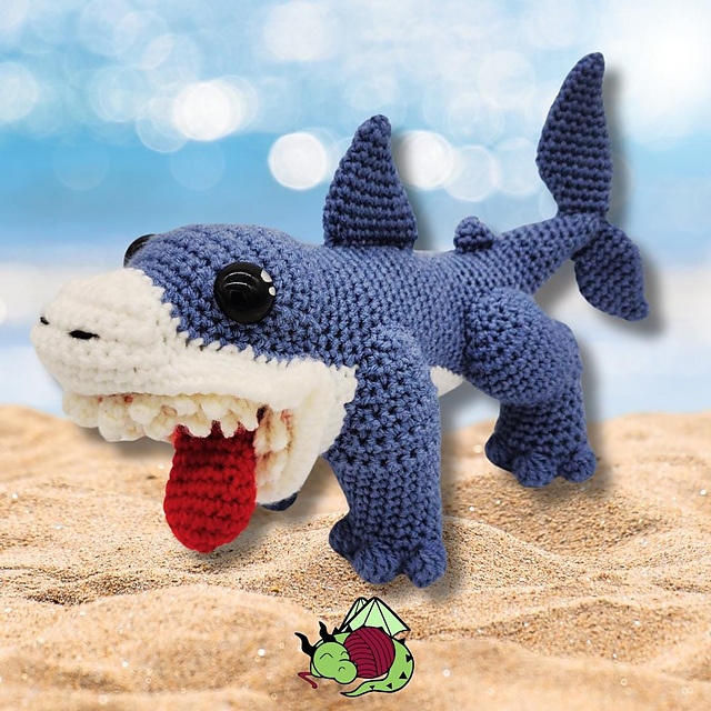 Free crochet amigurumi shark patterns