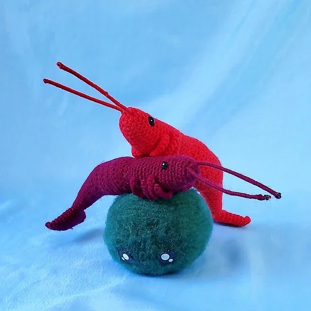 Free crochet amigurumi shrimp patterns