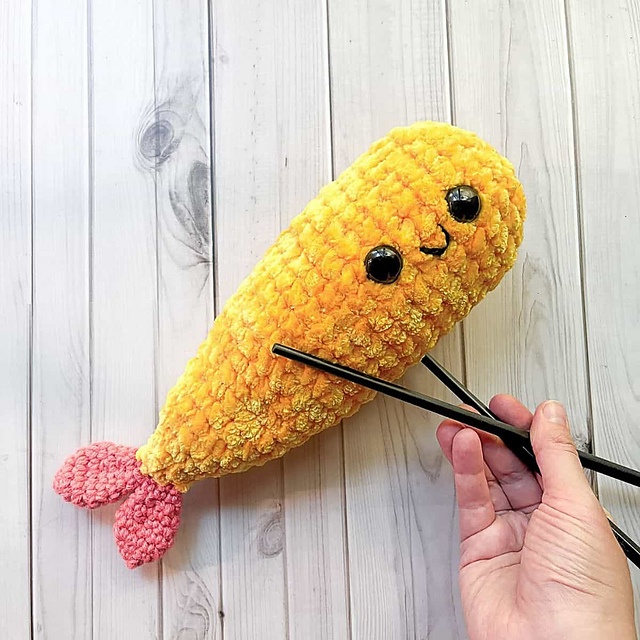 Free crochet amigurumi shrimp patterns