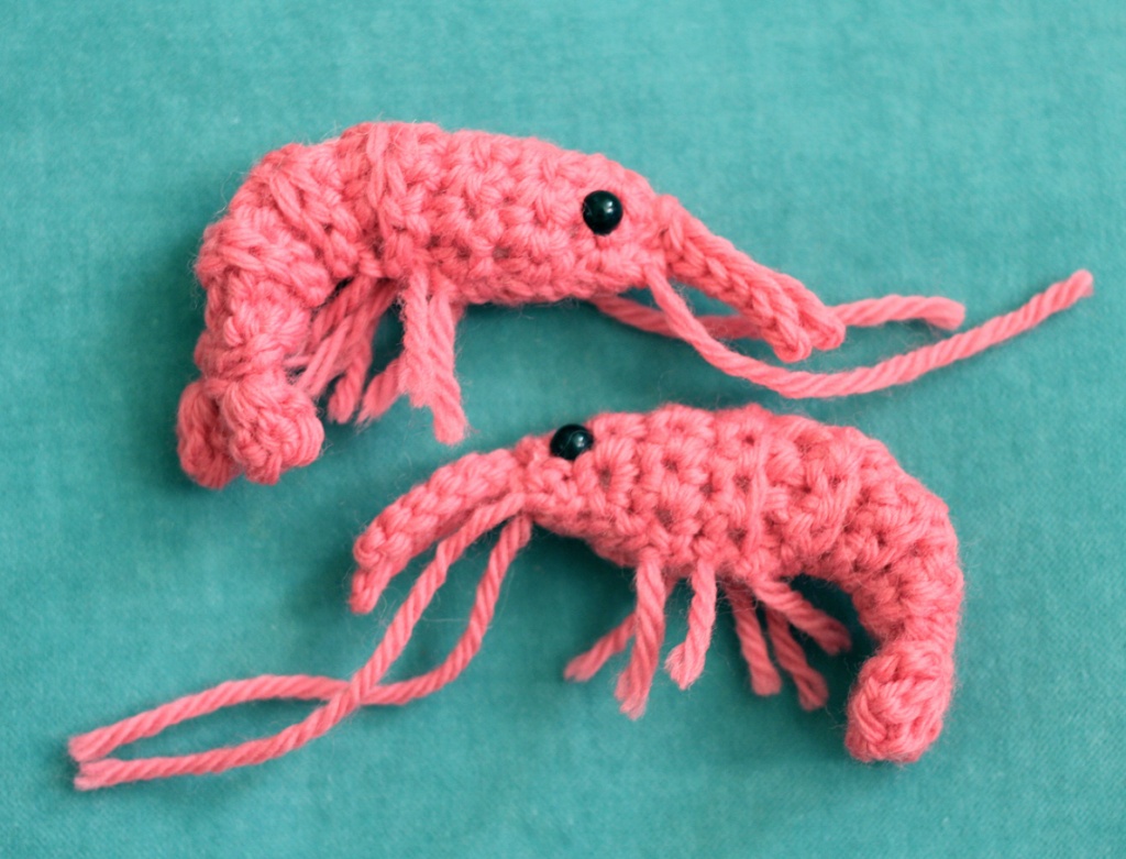 Free crochet amigurumi shrimp patterns