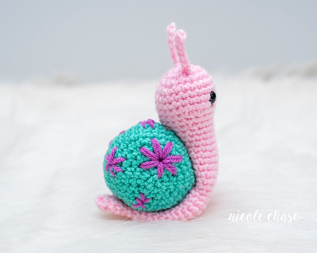 Free crochet amigurumi snail patterns