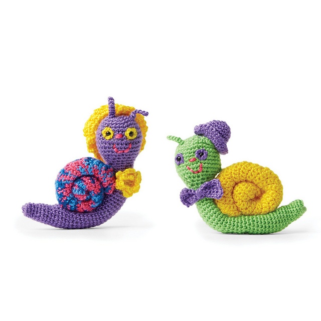 Free crochet amigurumi snail patterns