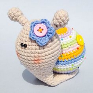 Free crochet amigurumi snail patterns