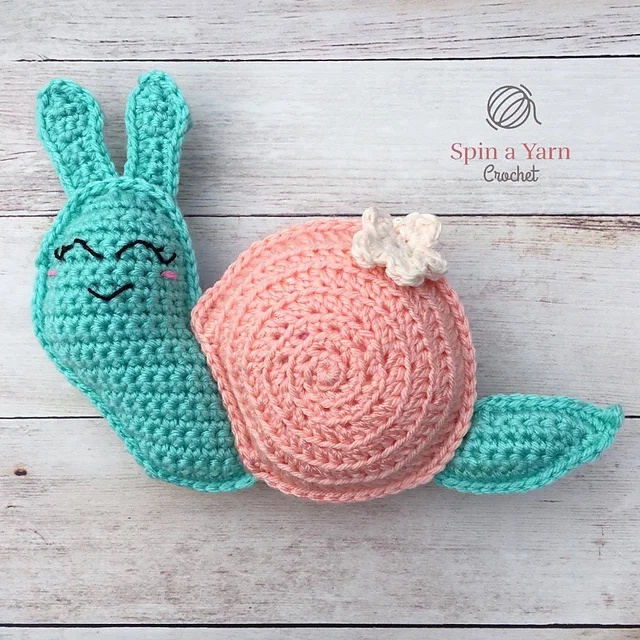 Free crochet amigurumi snail patterns