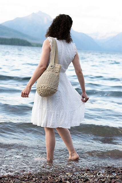 Free crochet beach summer tote bag patterns