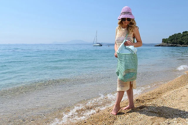 Free crochet beach summer tote bag patterns