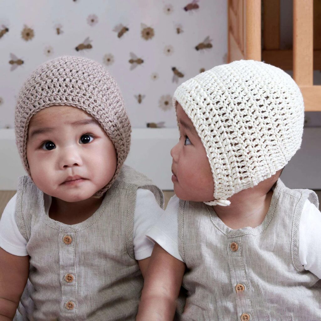 Free crochet bonnet patterns