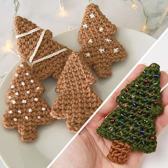 Free crochet Christmas tree patterns