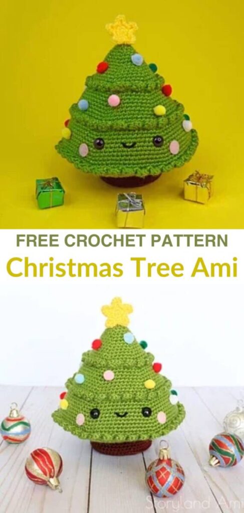 Free crochet Christmas tree patterns Pinterest