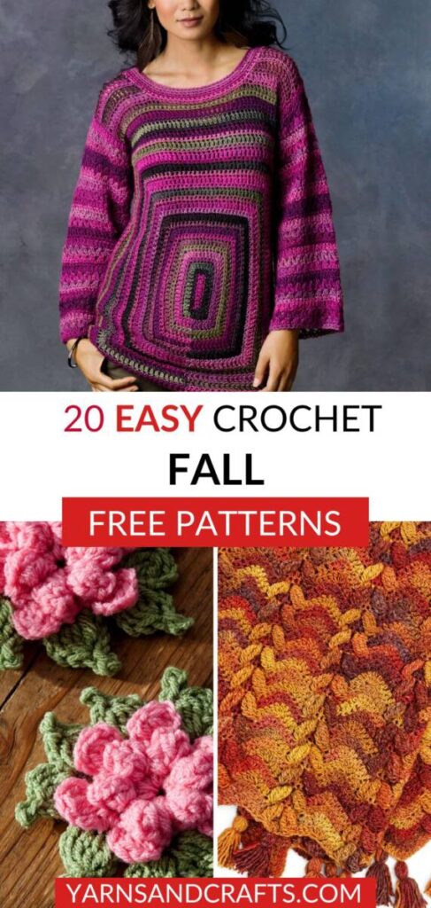 Free Crochet Fall Patterns Pinterest