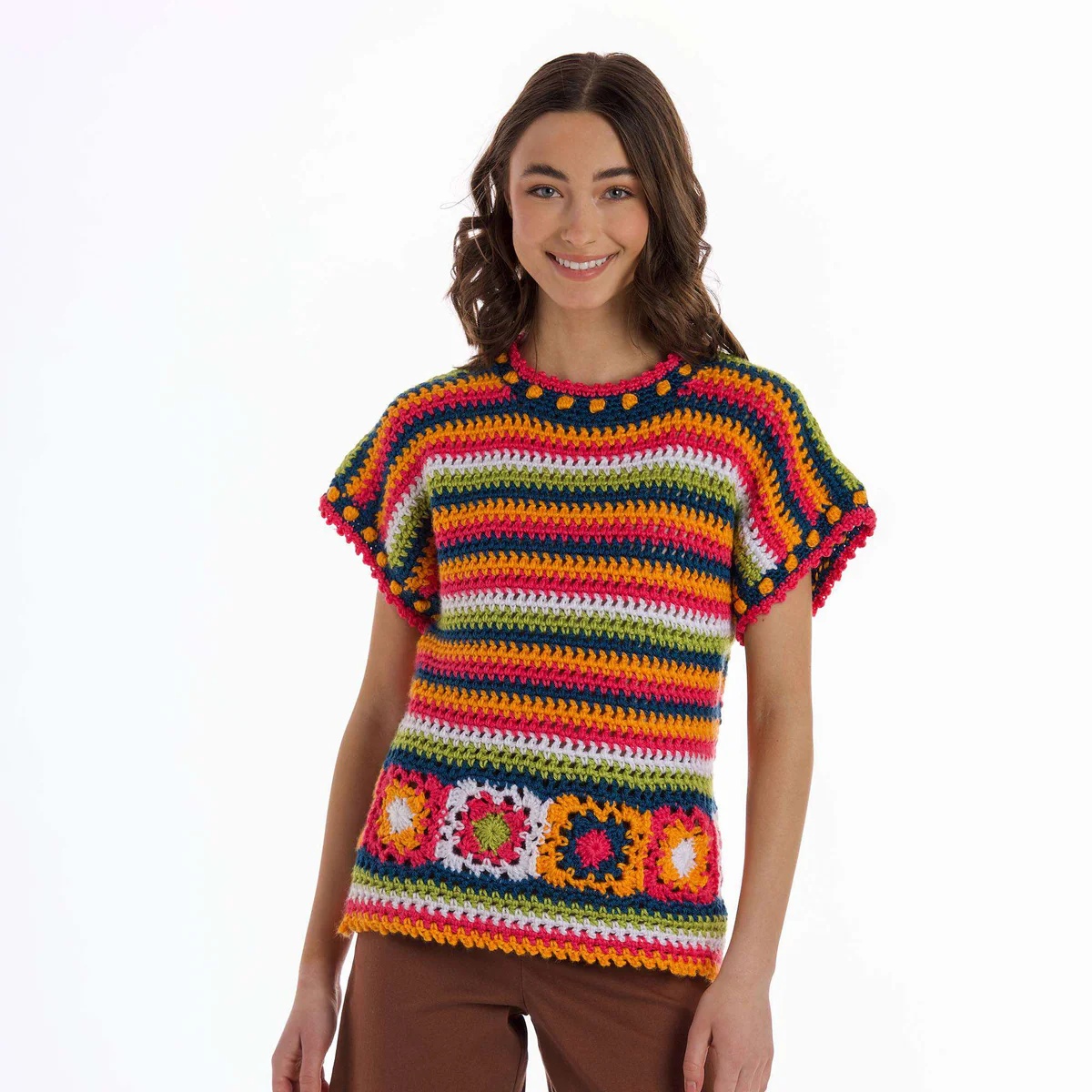 Free crochet mosaic top patterns