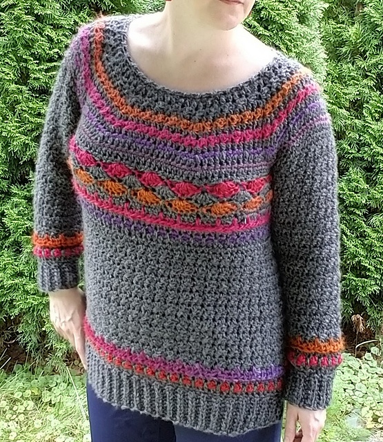 Free crochet mosaic top patterns