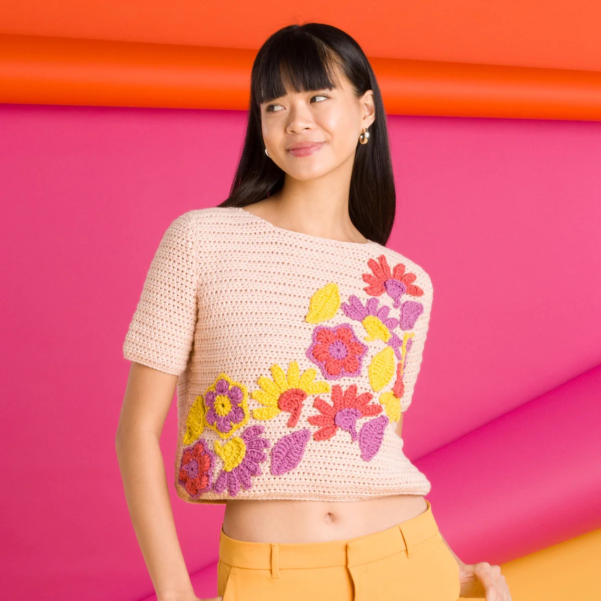 Free crochet mosaic top patterns