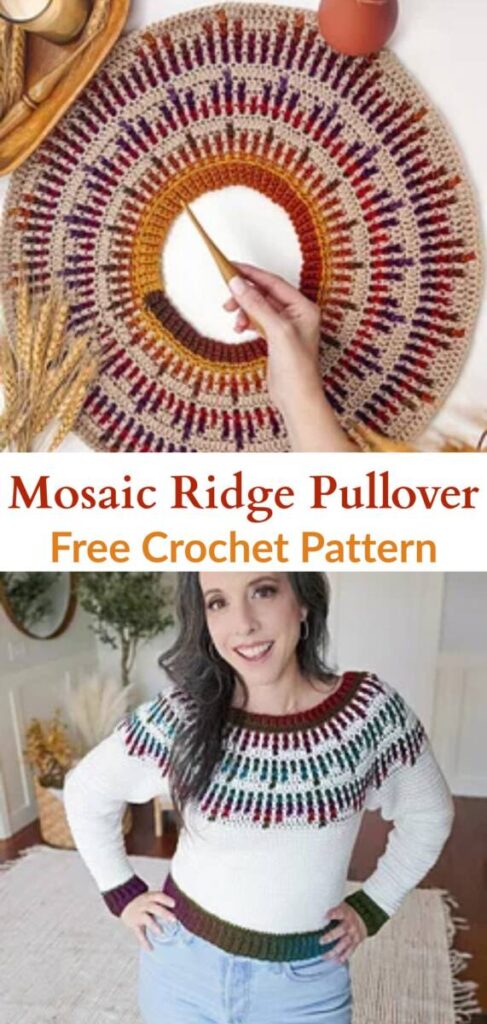 Free crochet mosaic top patterns